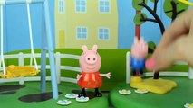 Peppa Pig Story Play Doh English Episode Thomas and Friends Muddy Puddles Pepa Toys Play D