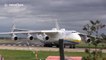 British airport welcomes world's largest jumbo jet