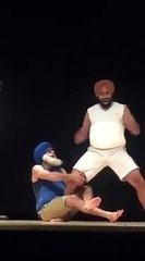 Funny Kabaddi Match Parkash Singh Badal v_s Captain Amrinder Sing New Whatsaap 2015