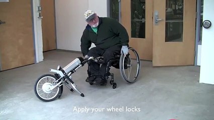 The Firefly Attachable Electric Handcycle by Rio Mobility