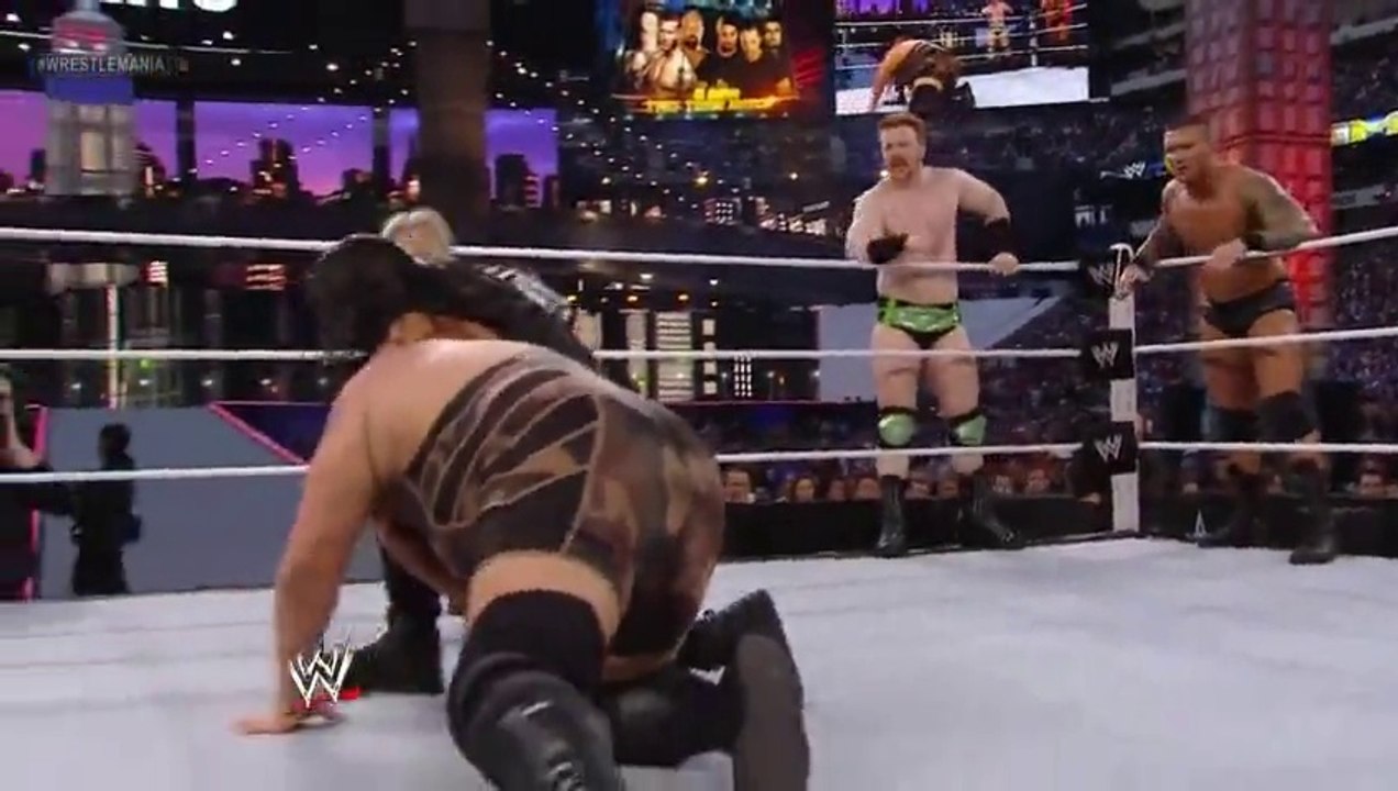 WWE Wrestlemania 29 : The Shield Vs Shaemus, Big Show & Randy Orton (Full Match)