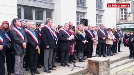 Auray. Attentats : recueillement et résistance