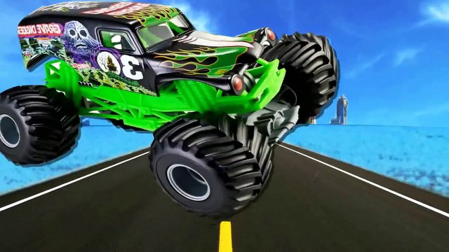 Monster Trucks Cartoons Finger Family Nursery Rhymes _ Aliens Finger Family Rhymes For Children