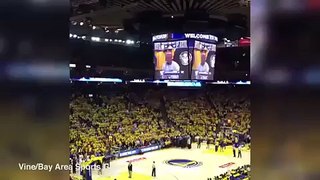 Floyd Mayweather booed during Warriors vs Grizzlies match