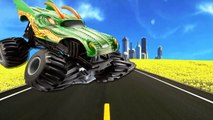 Monster Trucks Cartoons Finger Family Nursery Rhymes _ Batman Finger Family Rhymes