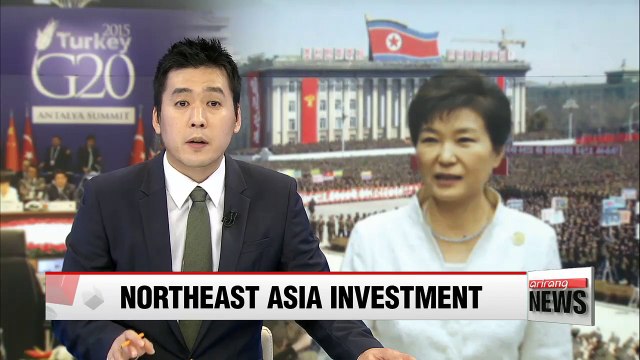 Pres. Park suggests joint-investment plan in Northeast Asia at G20 summit