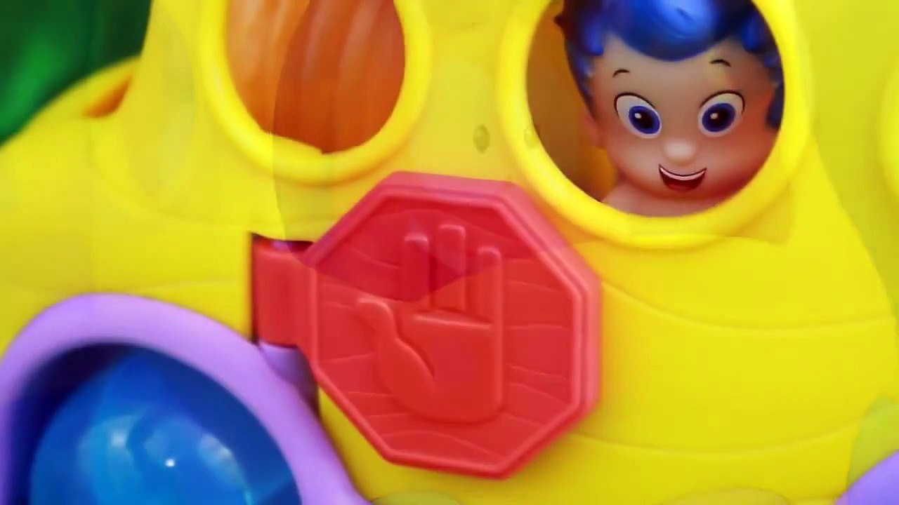 WHEELS ON THE BUS ♥ SONG Bubble Guppies Toy Kids Bus Swim Sational Bus Puppy Gil Mr. Group