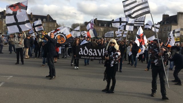 Manifestation d'extrême droite au lendemain des attentats