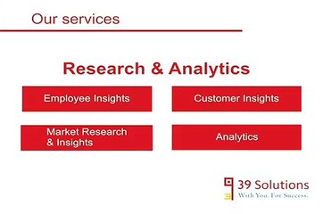 39 solutions - Strategic Consultant