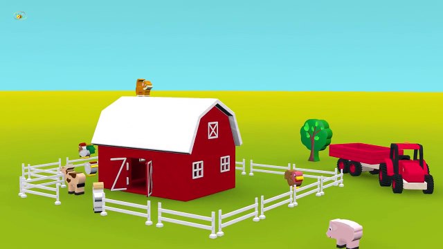 Les animaux et leurs cris pour bébé. Dessins animés pour les petits enfants en françai