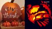 Thanksgiving pumpkin carvings to light up your home