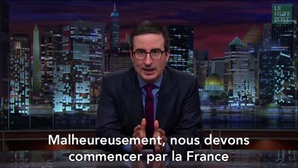 Après les attentats de Paris, John Oliver répond avec humour