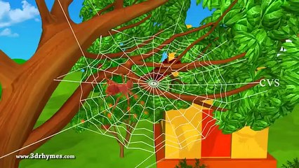 Little Miss Muffet - 3D Animation English Nursery Rhyme for Children with lyrics