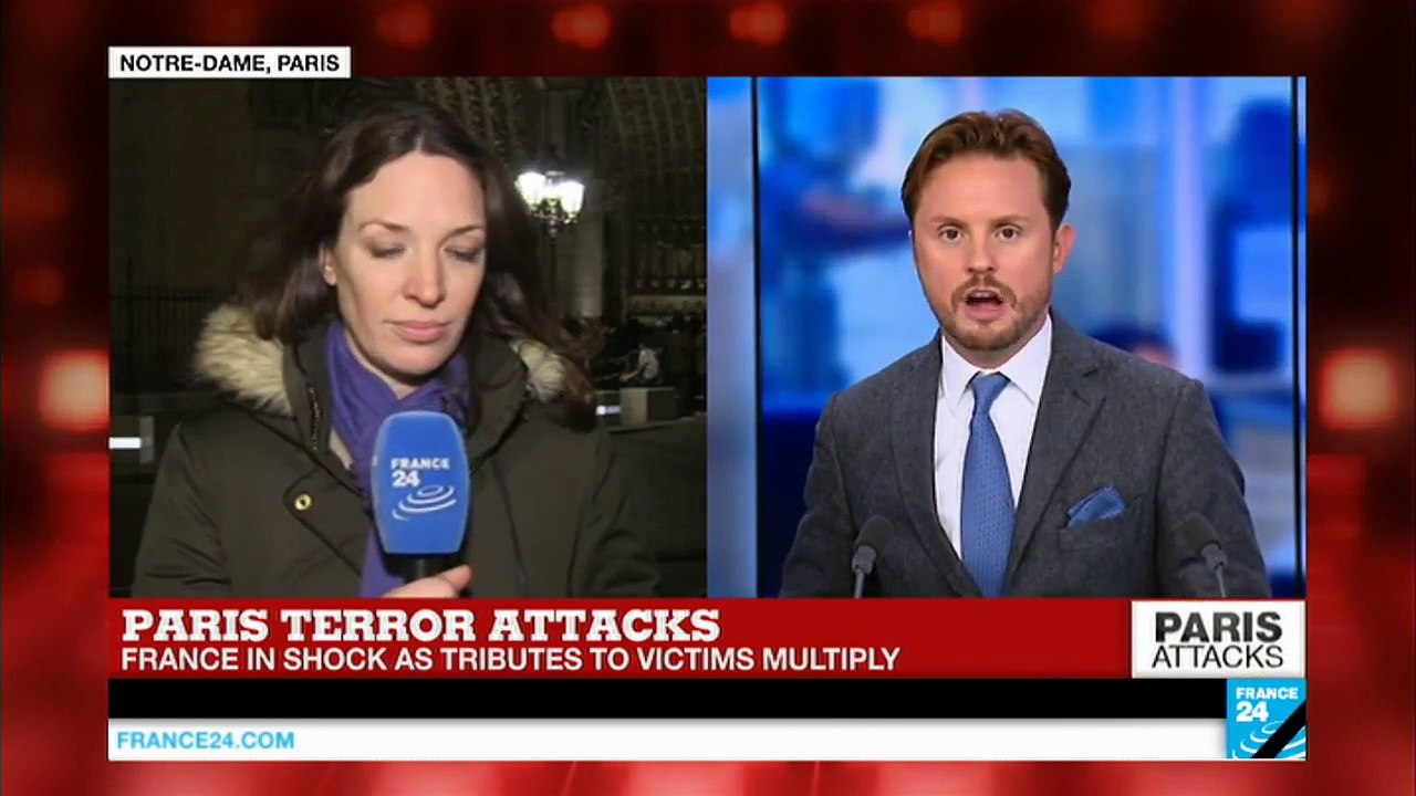 Paris Attacks- Notre Dame de Paris cathedral honors victims in special memorial service