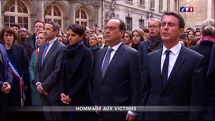 Une Marseillaise poignante entonnée à la Sorbonne en présence de François Hollande en hommage aux victimes des attentats