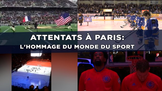 Attentats à Paris: L'hommage du monde du sport