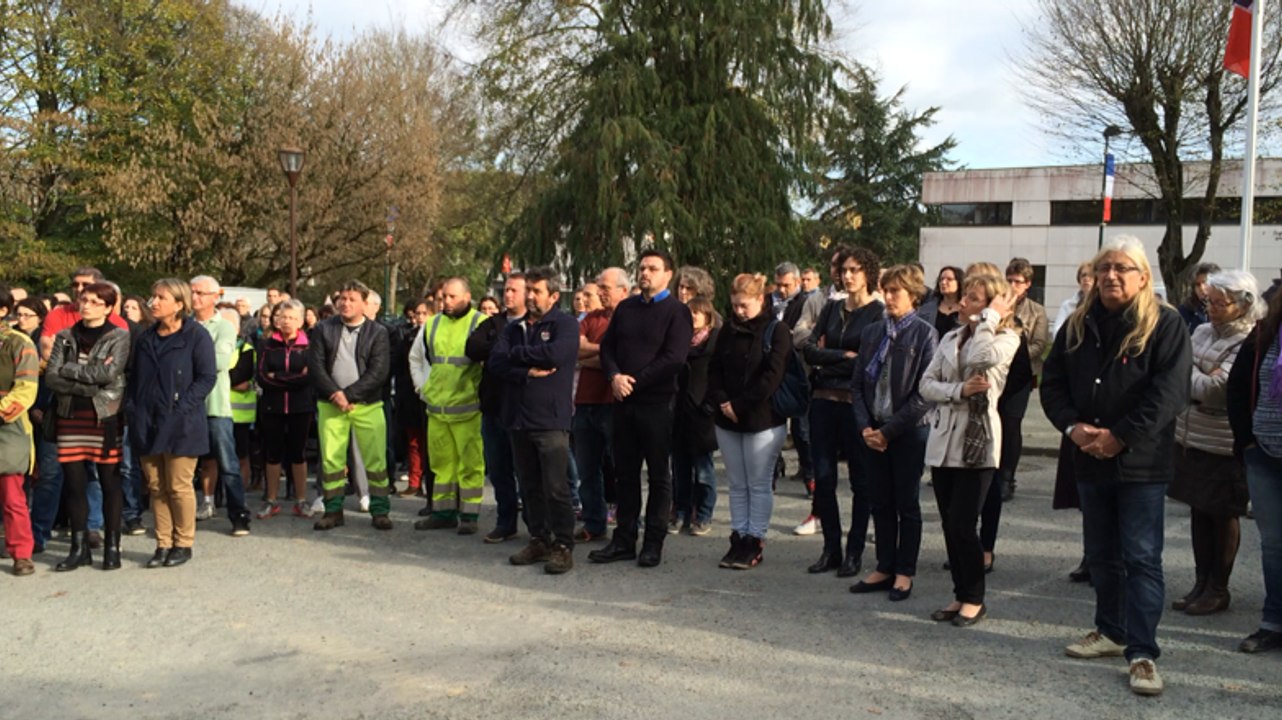 Minute de silence aux Herbiers