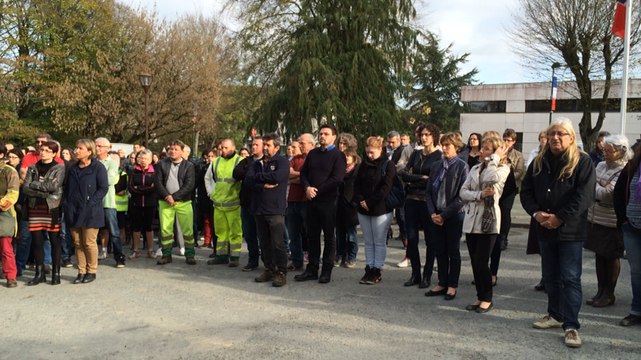 Minute de silence aux Herbiers