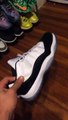 (HD Review) Perfect Real Air Jordan 11 White Black Retro Sneakers Cheap Discount Sale