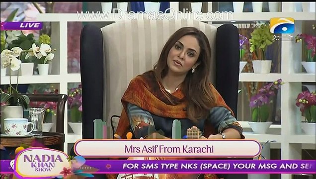 Nadia Khan Show - 16th Nov 2015 - Part 5 - Meera attacked on producer of Nadia Khan Show
