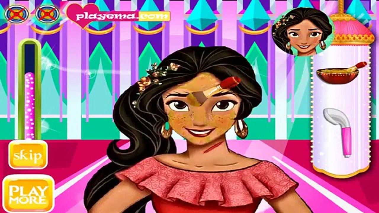 PRINCESA DISNEY ELENA DE AVALOR EN EL DOCTOR! DISNEY PRINCESS ELENA OF AVALOR FACIAL SKIN