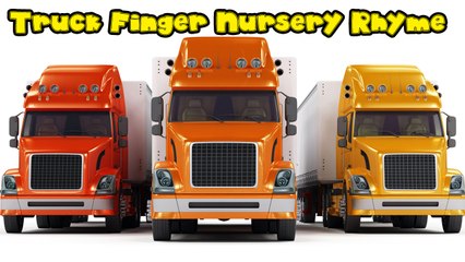 Truck Cartoon Finger Family || Nursery Kids Finger Family || Rhymes For Children - Daddy Finger