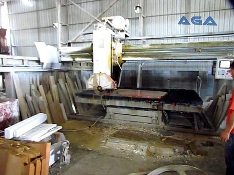 Granite Bridge Saw Machine For Stone Countertop Benchtop Vanity Miter Cut HQ700