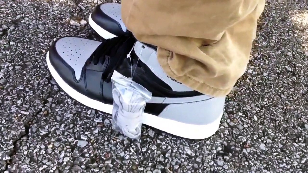 (HD) Perfect Authentic Air Jordan 1 retro high og shadow Basketball Sneakers Cheap Sale