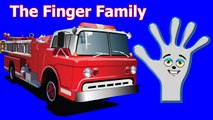 Finger Family Nursery Rhymes for Children - Finger Family Rhymes for Children Fire Truck Cartoons