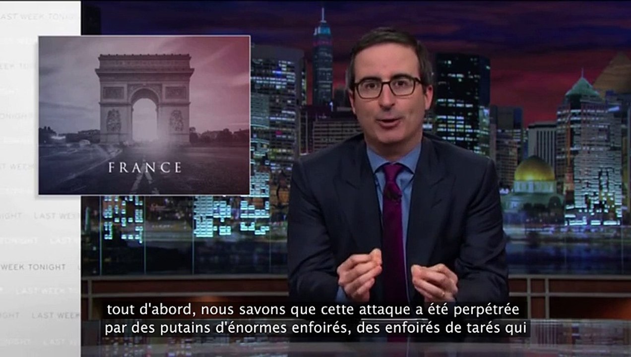 John Oliver sur les attentats de Paris (VOSTFR)