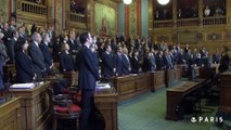 Hommage des élus du Conseil de Paris aux victimes des attentats