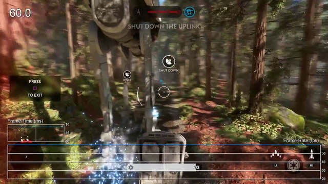 Star Wars Battlefront PS4 Final Code Frame-Rate Test