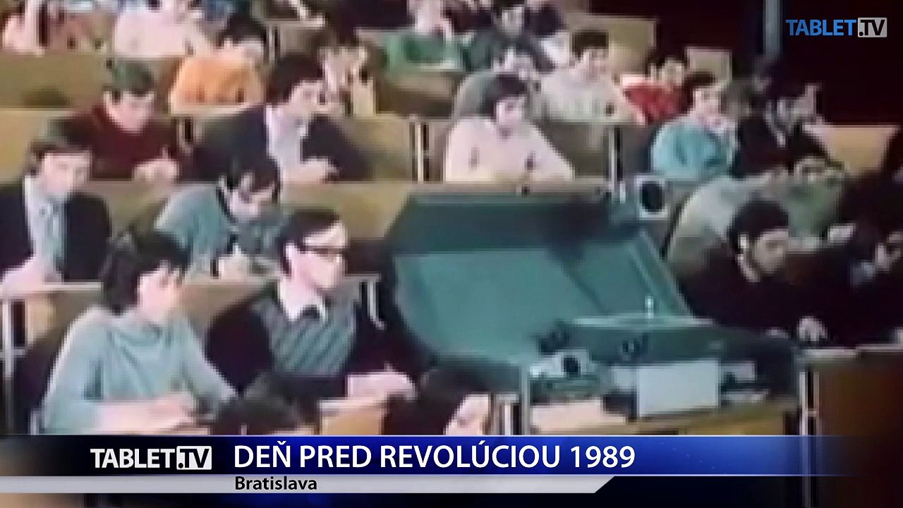 DEŇ PRED NEŽNOU REVOLÚCIOU: Niektorí študenti už povedali otvorene svoj názor