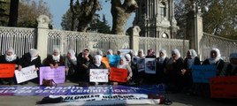'Barış Anneleri'nden Dolmabahçe'de oturma eylemi