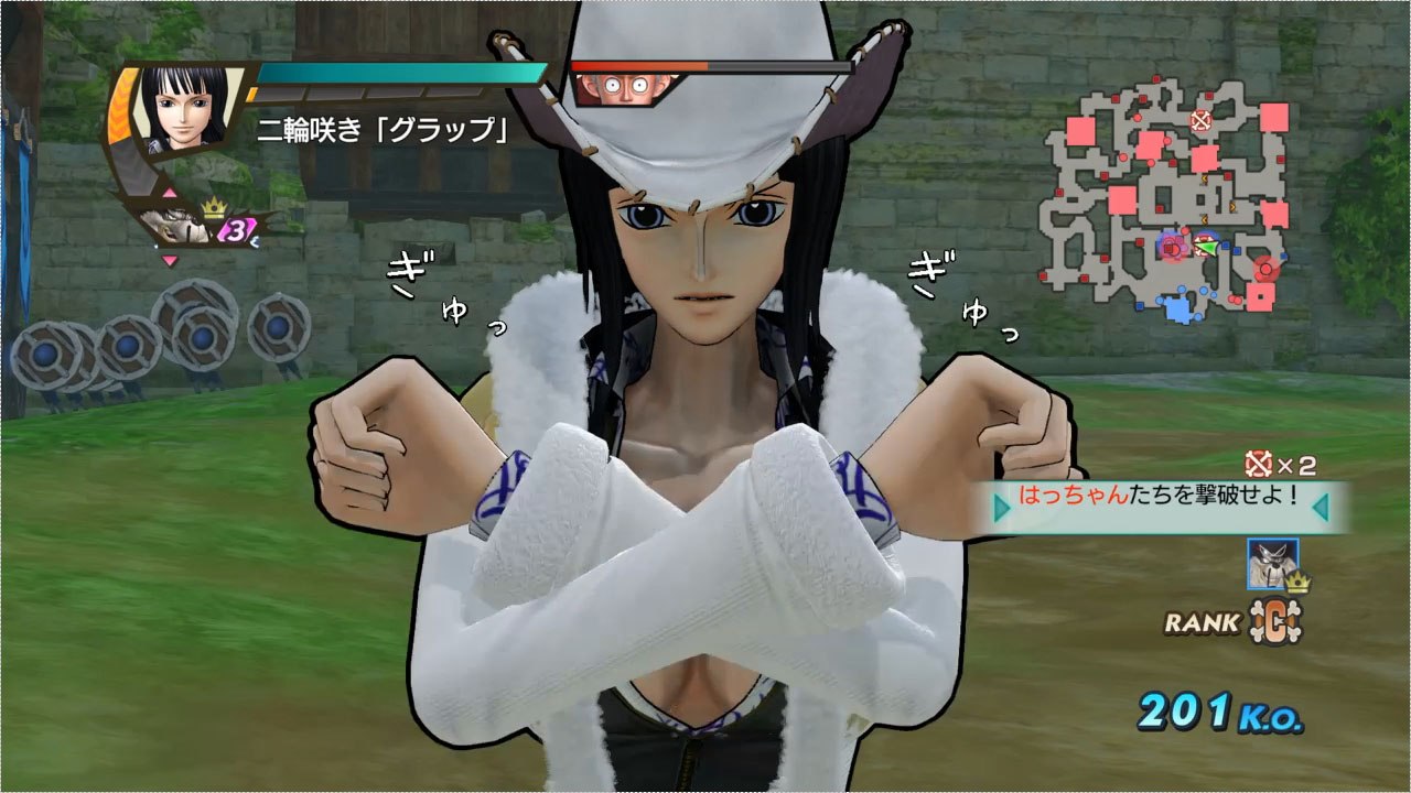 One Piece - Pirate warriors3 Nico Robin Game Play ＃2