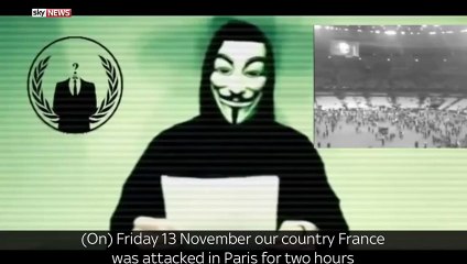 Anonymous se pronuncia acerca de los atentados en paris #ParisAttacks