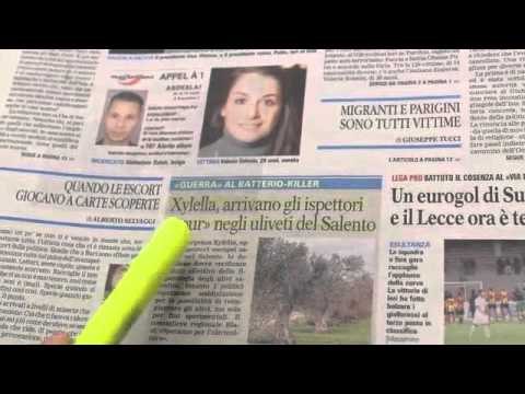 Rassegna Stampa 16 Novembre 2015 - leccenews24 -