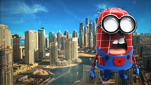 Minions Spiderman Cartoons Finger Family Children Nursery Rhymes _ Minions Hulk Finger Family Rhymes