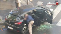 Une voiture liée aux attentats désossée par les démineurs dans le 18e à Paris