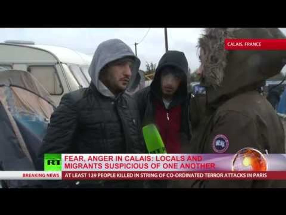 Calais refugee camp tensions:  Fear and suspicion among migrants and locals
