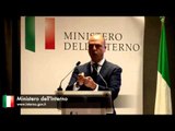 Roma - Conferenza stampa del ministro Alfano dopo Cnosp su attentati a Parigi (14.11.15)