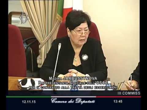 Roma - Audizione su contrasto alla tratta degli esseri umani (12.11.15)