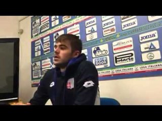 Icaro Sport. Carrarese-Rimini 3-0, il dopogara di Vladut Marin