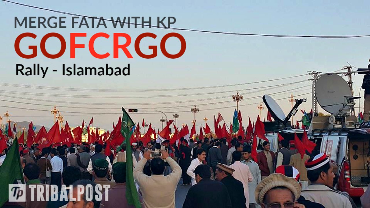 Tribal's rally against FCR demanding Merge FATA with KP