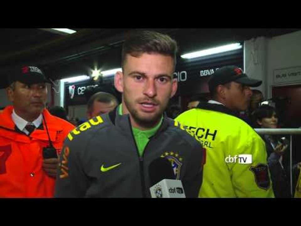 Lucas Lima comemora 1º gol pela Seleção