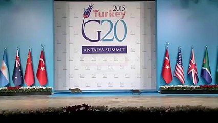 Cat walk at stage of G20 Summit Antalya