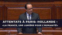 Attentats à Paris: Hollande - «La France est une lumière pour l'humanité»