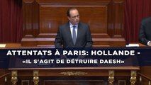 Attentats à Paris: Hollande - «Il s'agit de détruire Daesh»