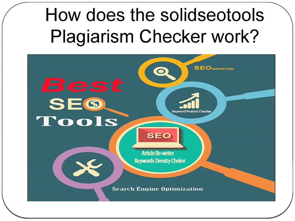 How does the Solidseotools Plagiarism Checker Work