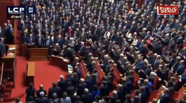 La Marseillaise chantée par le Congrès à Versailles